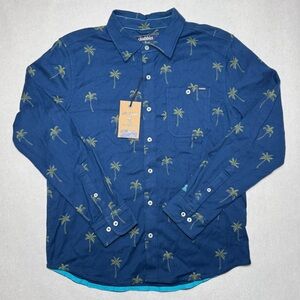 Chubbies Evergreen Palm Classic Flannel Button Up Shirt Men’s Small NEW